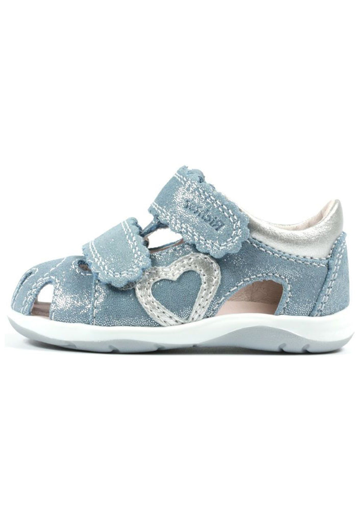 Richter Halbschuhe Veloursleder Blau - surf4shoes