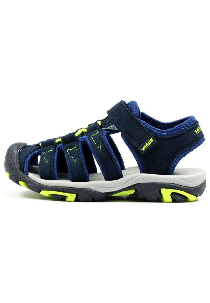 Richter Sandalen Textil Grau/Blau - surf4shoes
