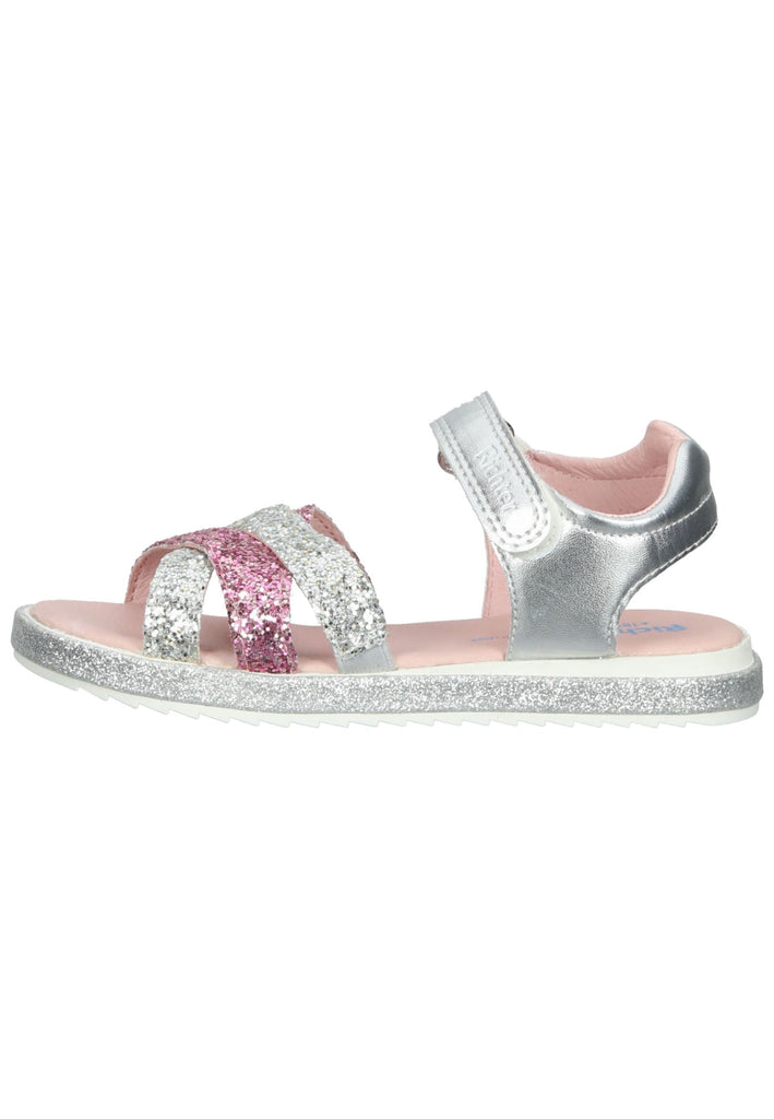 Richter Sandalen Textil Silber/Rosa - surf4shoes