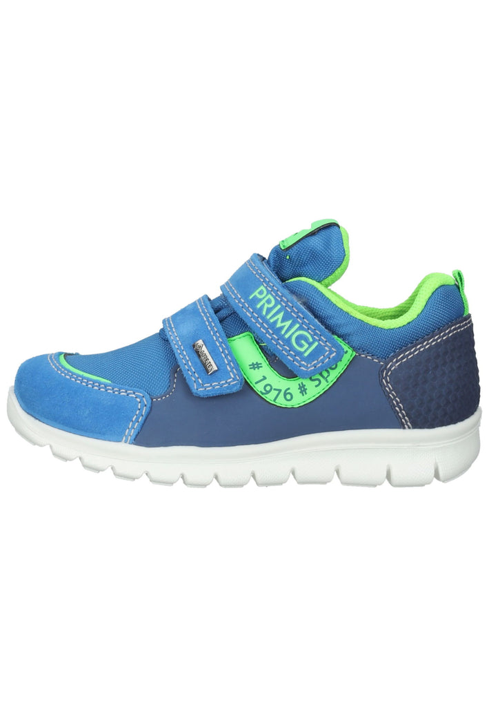 Primigi Sneaker Leder/Textil Blau/Grün - surf4shoes