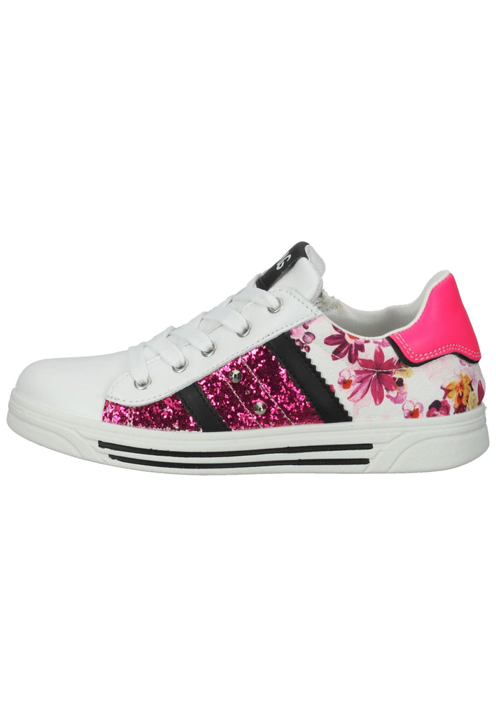 Primigi Sneaker Nappaleder Weiß/Pink - surf4shoes