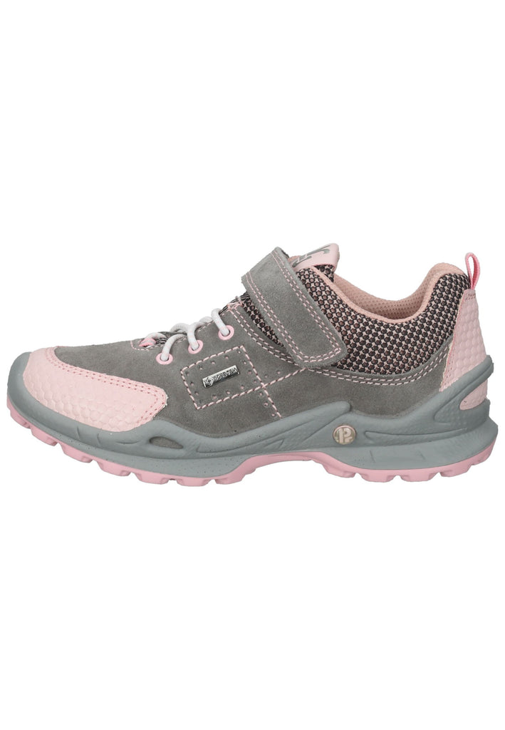 Primigi Wanderschuhe Leder/Textil Grau/Rosa - surf4shoes
