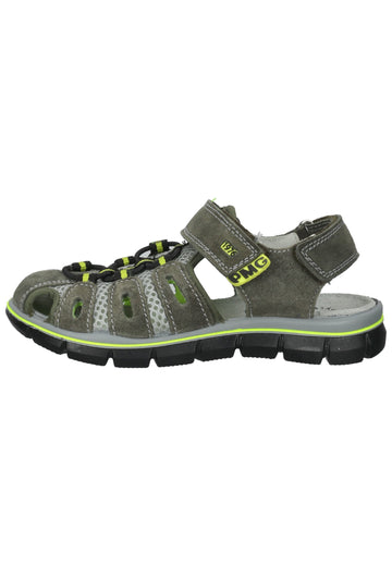 Primigi Sandalen Leder/Textil Grün/Grau - surf4shoes