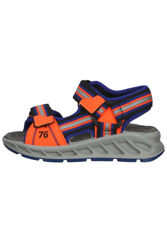 Primigi Sandalen Leder/Textil Blau/Orange - surf4shoes