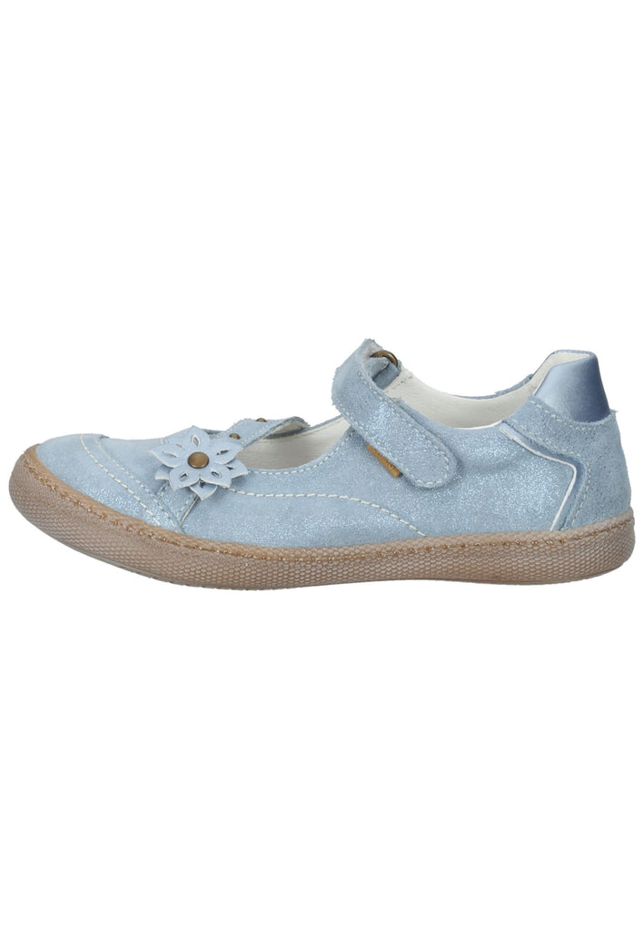 Primigi Ballerinas Veloursleder Hellblau - surf4shoes