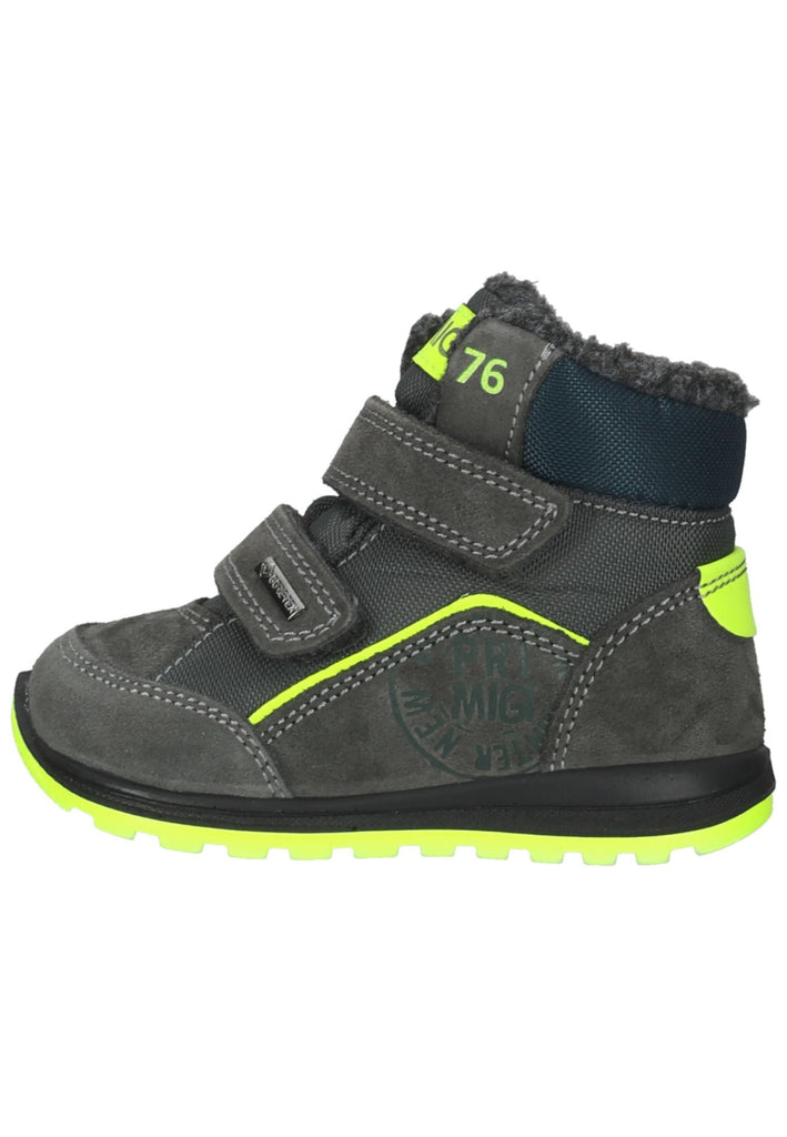 Primigi Stiefelette Leder Grau/Blau Warmfutter - surf4shoes