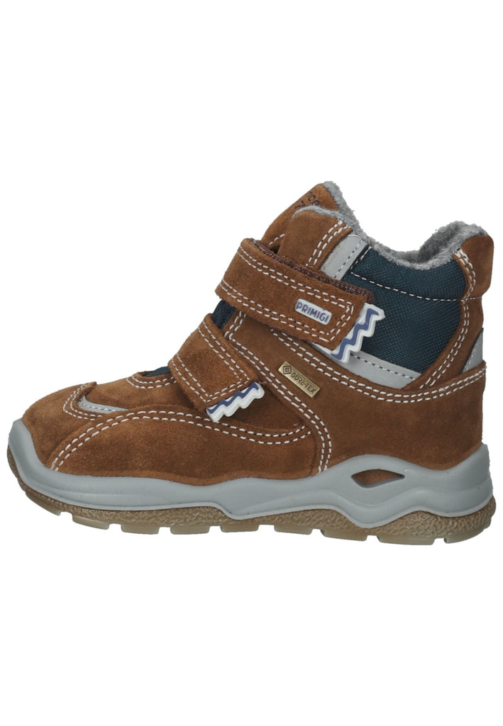 Primigi Stiefelette Leder Braun/Blau Warmfutter - surf4shoes