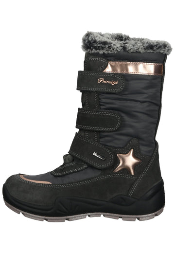 Primigi Stiefel Leder Grau Warmfutter - surf4shoes