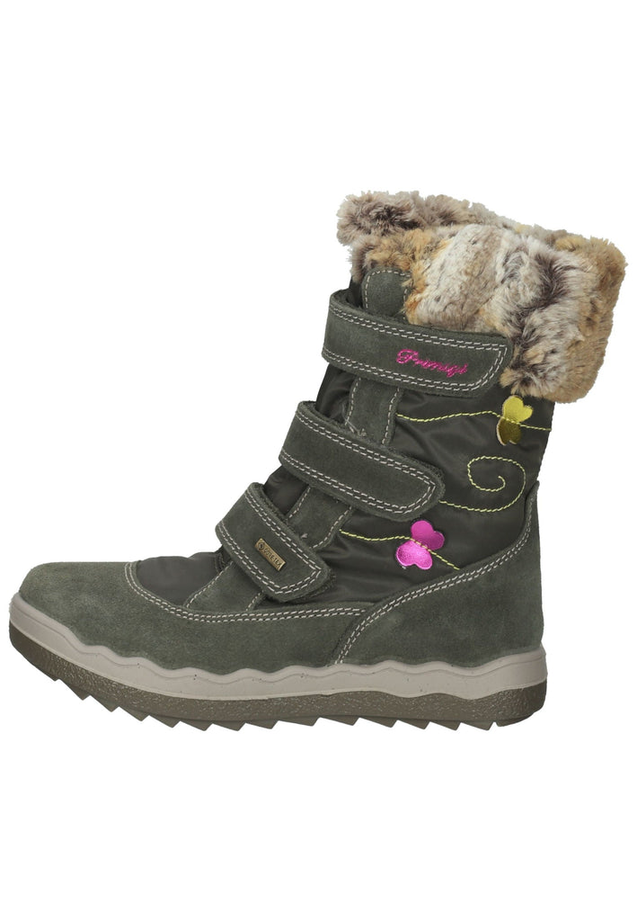 Primigi Stiefel Leder Oliv Warmfutter - surf4shoes