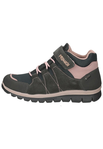 Primigi Sneaker Leder/Textil Grau/Rosa - surf4shoes