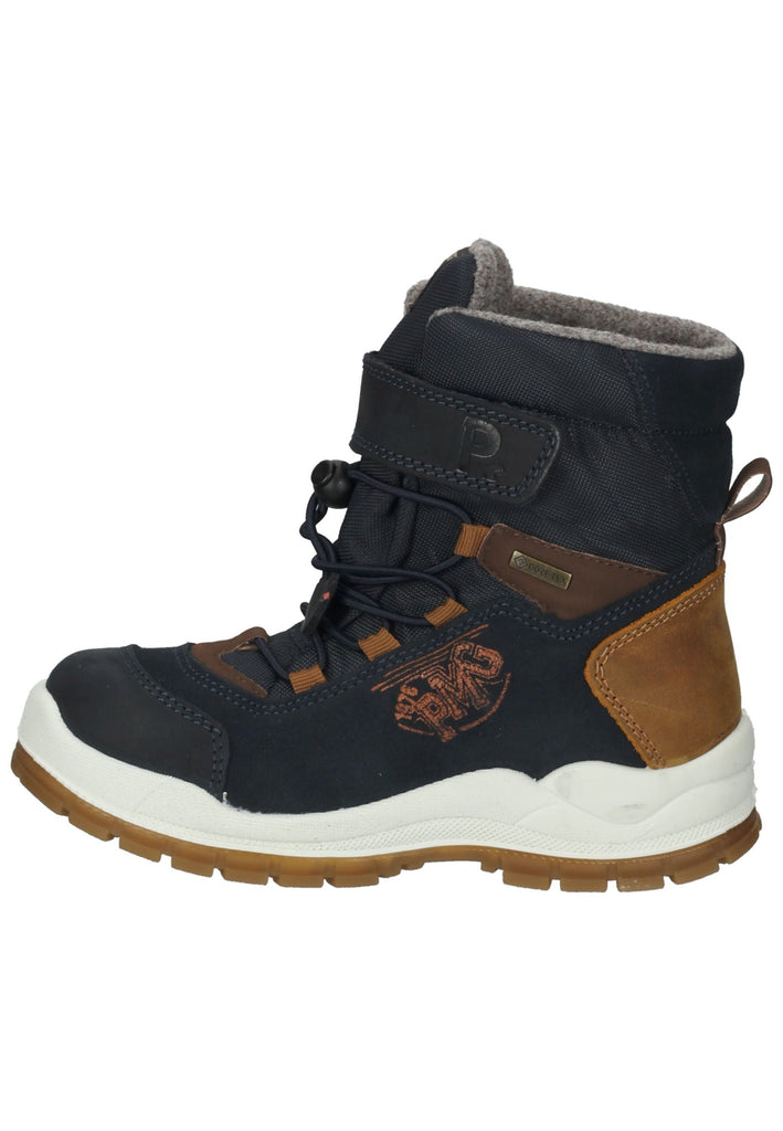 Primigi Stiefel Leder Blau/Braun Warmfutter - surf4shoes