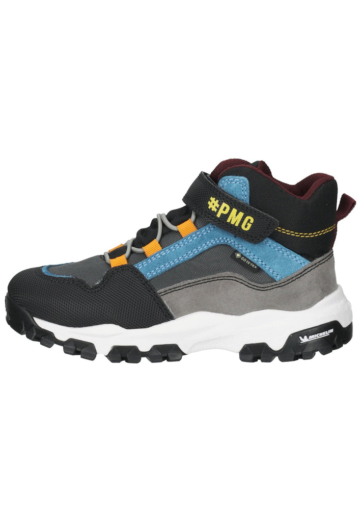Primigi Sneaker Leder/Textil Schwarz/Blau Warmfutter - surf4shoes