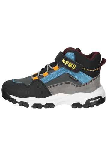 Primigi Sneaker Leder/Textil Schwarz/Blau Warmfutter - surf4shoes