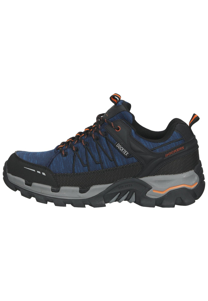 Dockers Sneaker Lederimitat Blau/Schwarz - surf4shoes