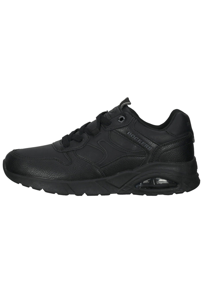 Dockers Sneaker Lederimitat Schwarz/Schwarz - surf4shoes
