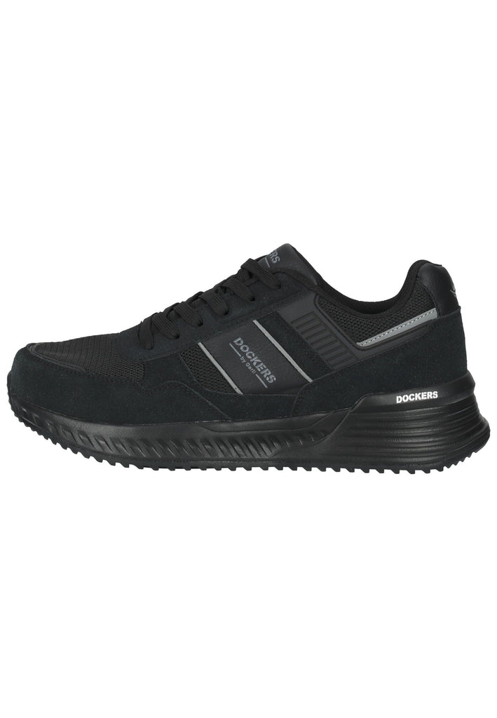 Dockers Sneaker Lederimitat Schwarz - surf4shoes