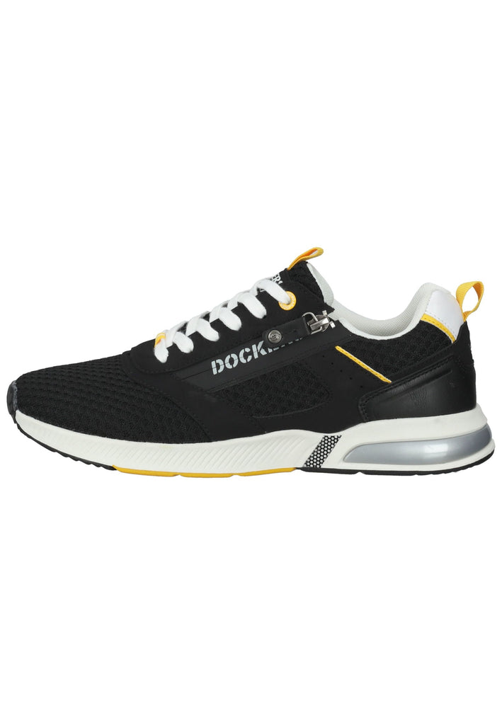 Dockers Sneaker Lederimitat Schwarz - surf4shoes