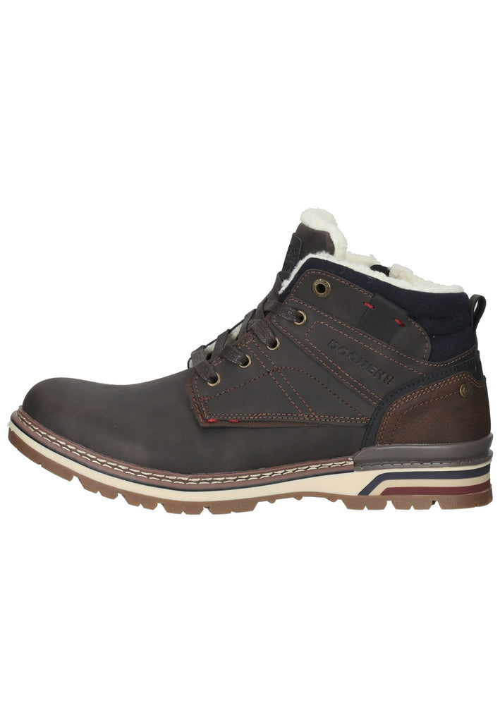 Dockers Stiefelette Lederimitat Braun Warmfutter - surf4shoes