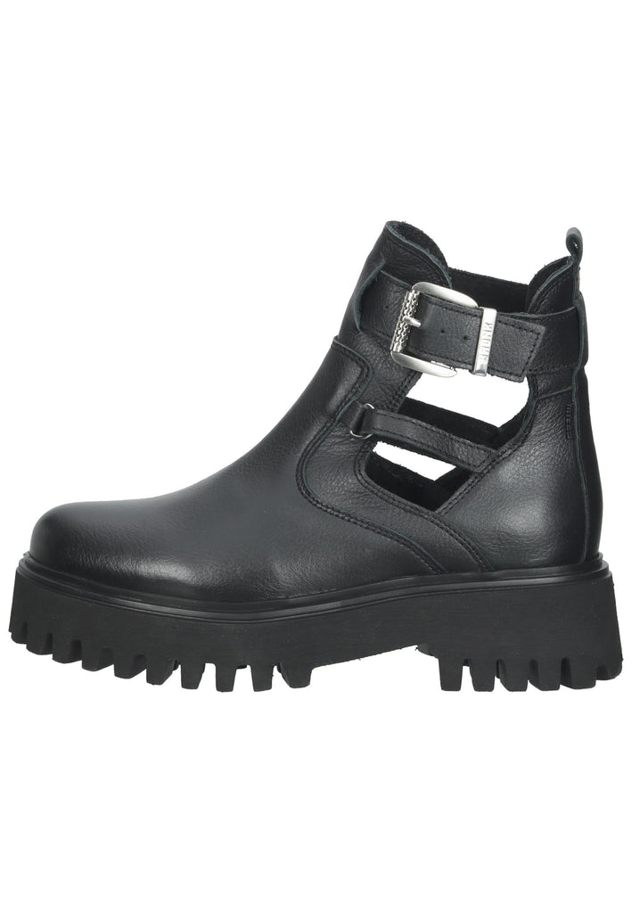 Bronx Stiefelette Nappaleder Schwarz - surf4shoes