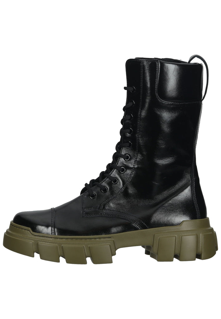 Högl Stiefelette Glattleder Schwarz Kombi - surf4shoes