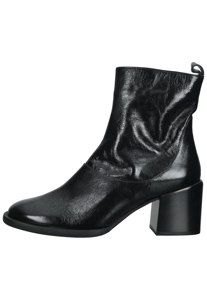 Högl Stiefelette Glattleder Schwarz - surf4shoes