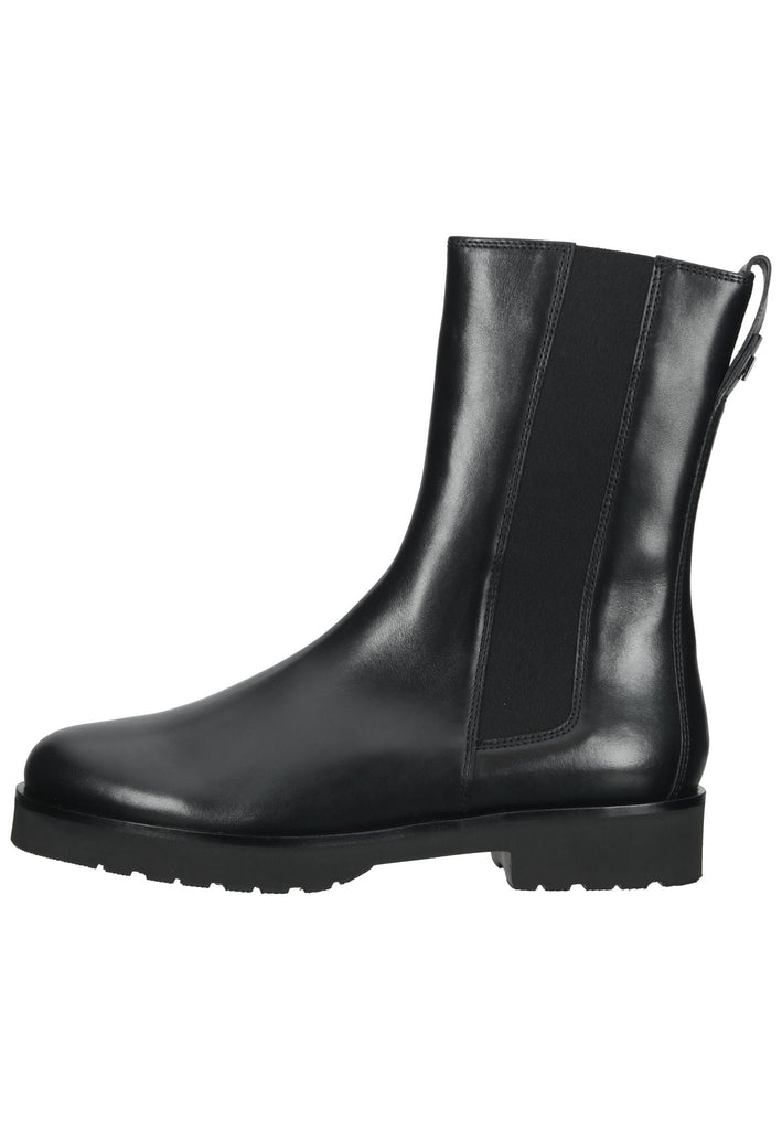 Högl Stiefelette Glattleder Schwarz - surf4shoes