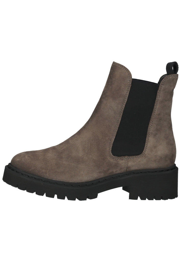 Högl Stiefelette Veloursleder Taupe - surf4shoes
