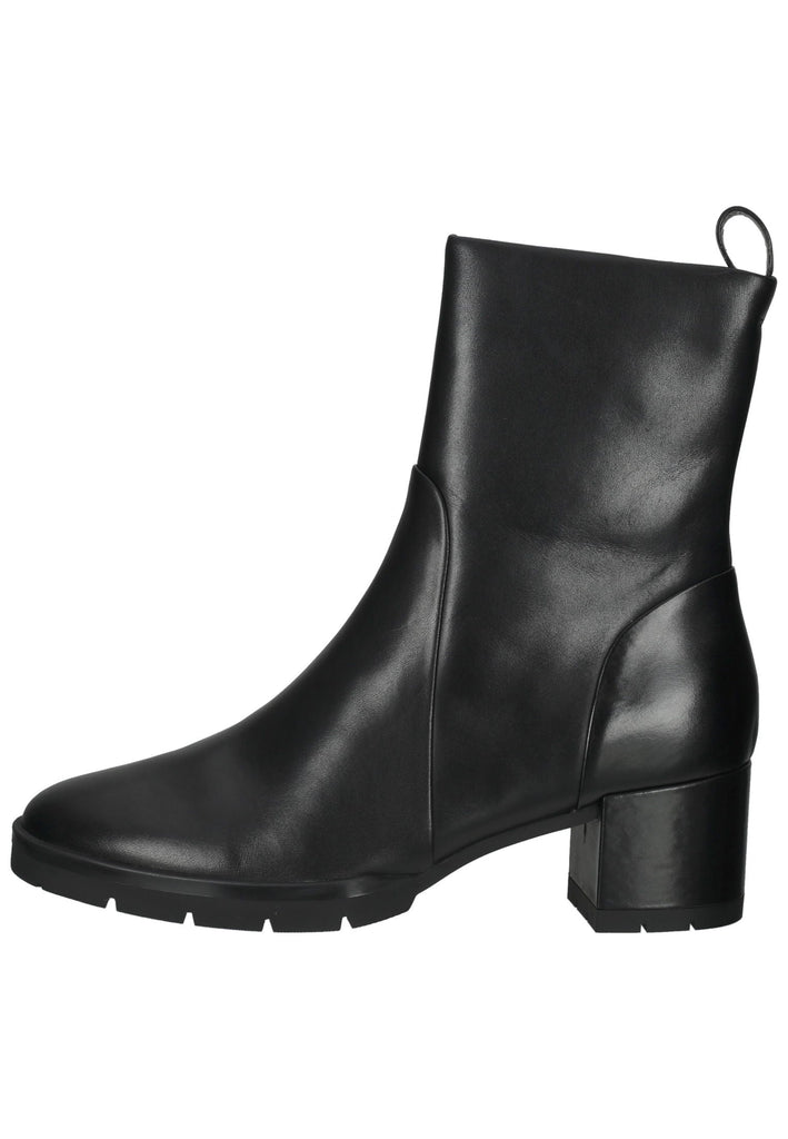 Högl Stiefelette Glattleder Schwarz - surf4shoes