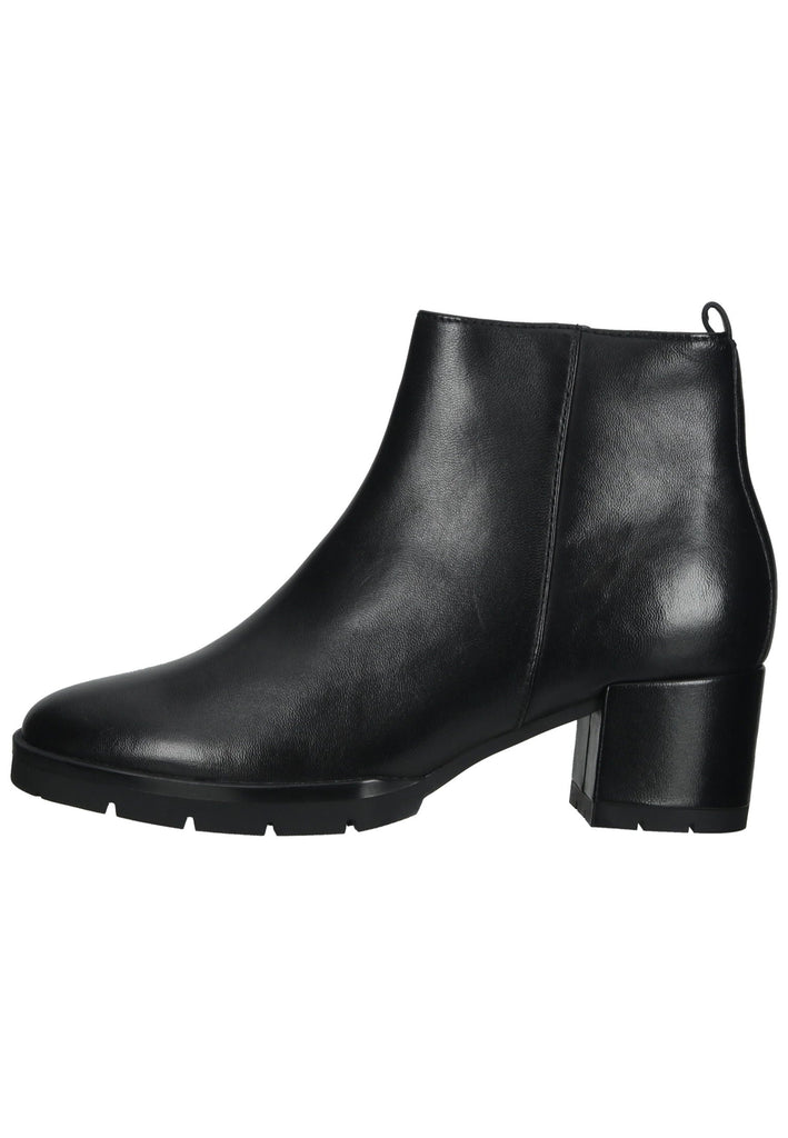 Högl Stiefelette Glattleder Schwarz - surf4shoes