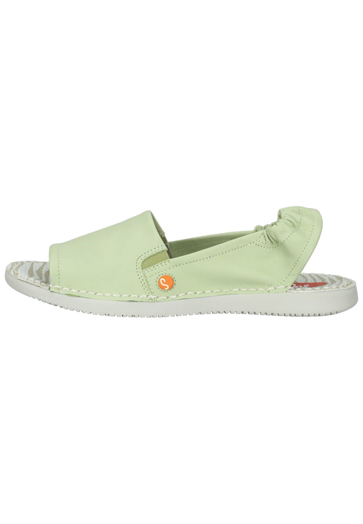 softinos Sandalen Leder Hellgrün - surf4shoes