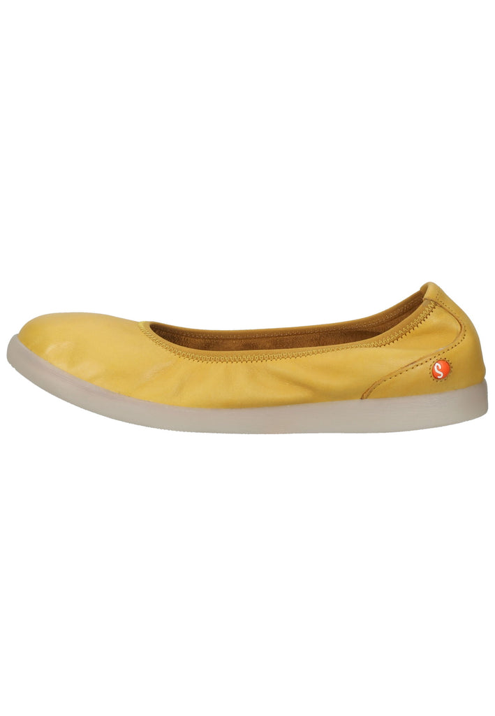 softinos Ballerinas Leder Hellgelb - surf4shoes