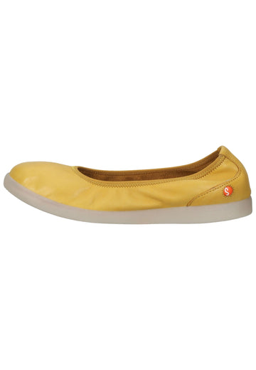 softinos Ballerinas Leder Hellgelb - surf4shoes