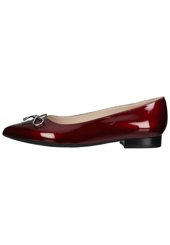 Peter Kaiser Ballerinas Leder Rubinrot - surf4shoes
