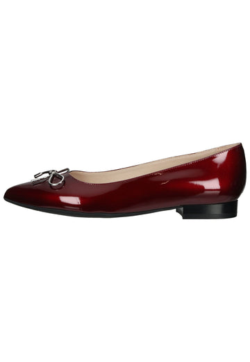 Peter Kaiser Ballerinas Leder Rubinrot - surf4shoes