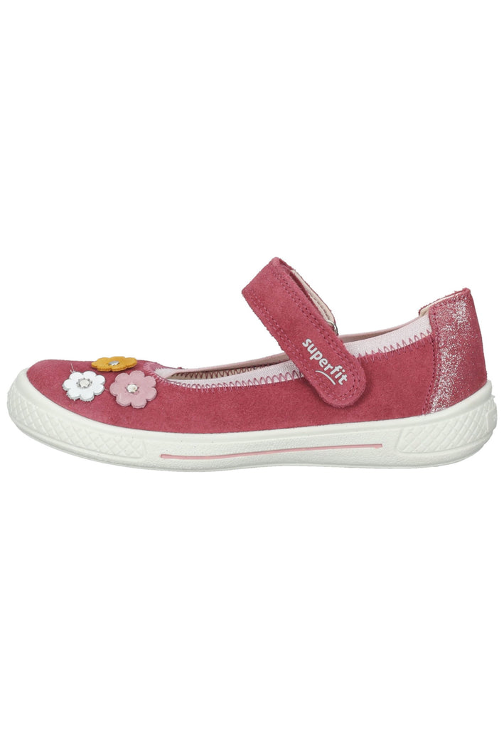 Superfit Ballerinas Veloursleder Pink - surf4shoes