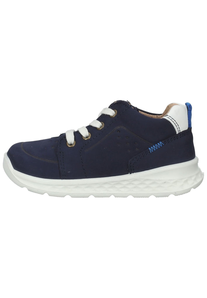 Superfit Halbschuhe Nubukleder Blau/Weiß - surf4shoes