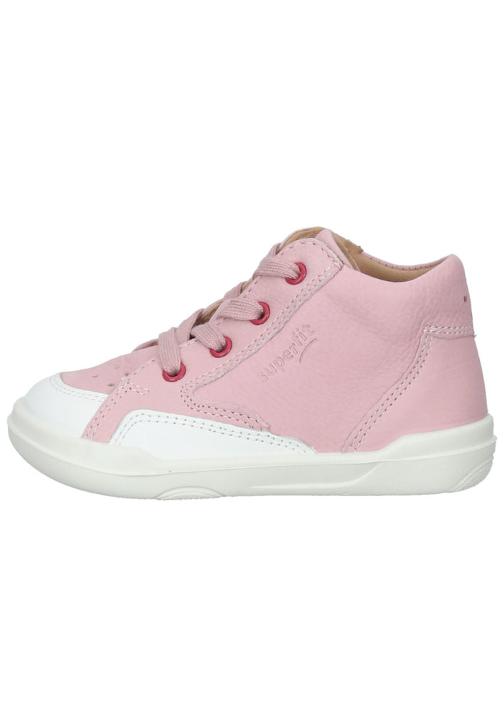 Superfit Halbschuhe Nappaleder Rosa/Weiß - surf4shoes
