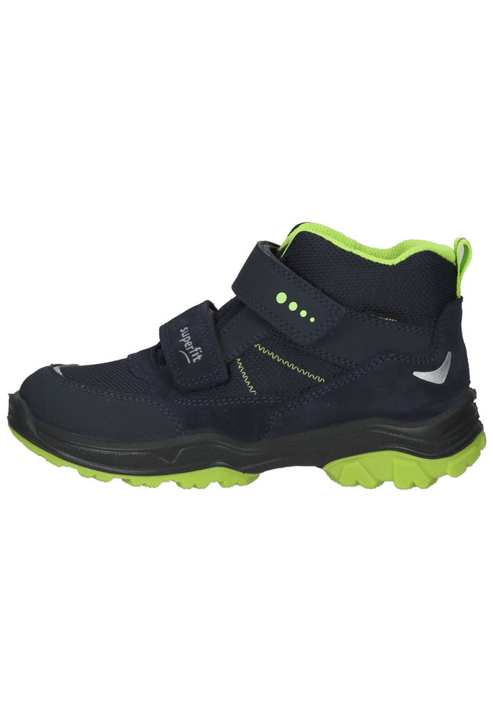 Superfit Stiefelette Veloursleder/Synthetik Blau/Grün - surf4shoes