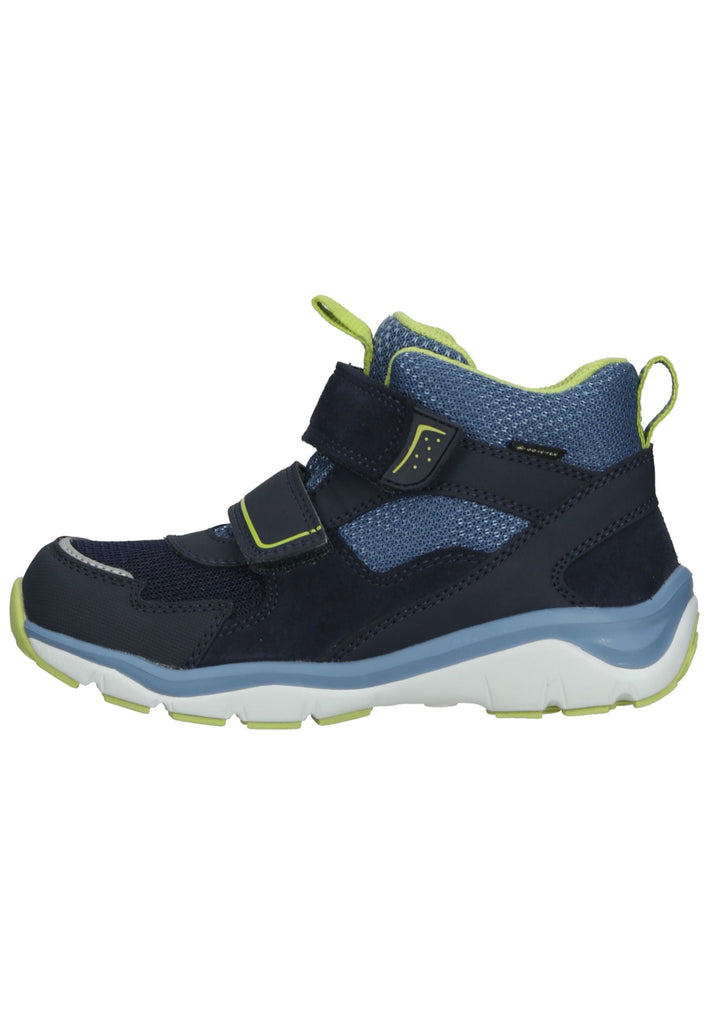Superfit Stiefelette Veloursleder/Synthetik Blau/Grün - surf4shoes