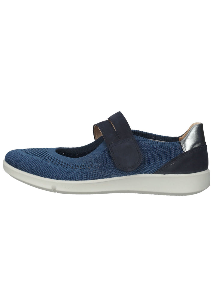 Legero Halbschuhe Naturleder/Textil Blau - surf4shoes