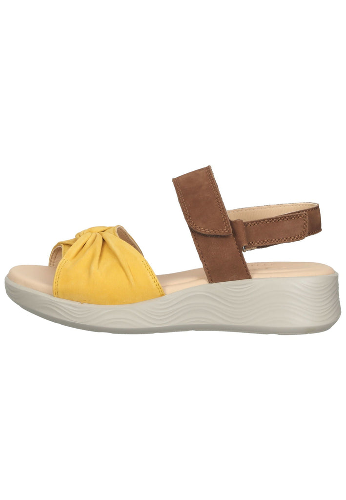 Legero Sandalen Nubukleder Gelb - surf4shoes