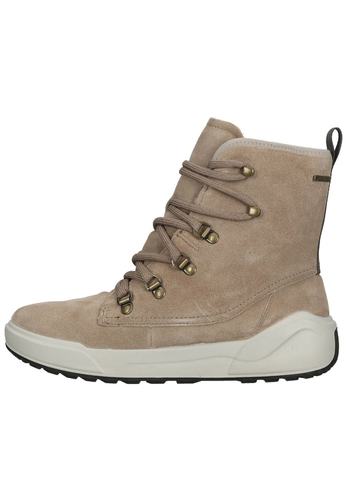 Legero Stiefelette Veloursleder Beige Warmfutter - surf4shoes