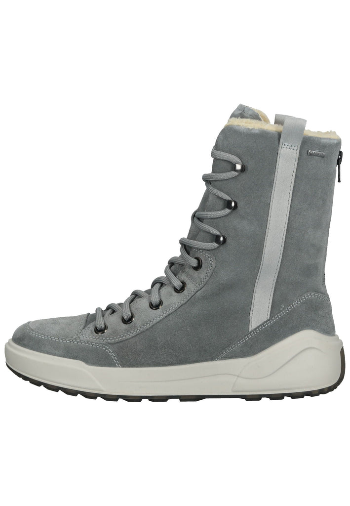 Legero Stiefelette Veloursleder Grau Warmfutter - surf4shoes