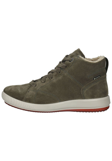 Legero Sneaker Veloursleder Grün Warmfutter - surf4shoes