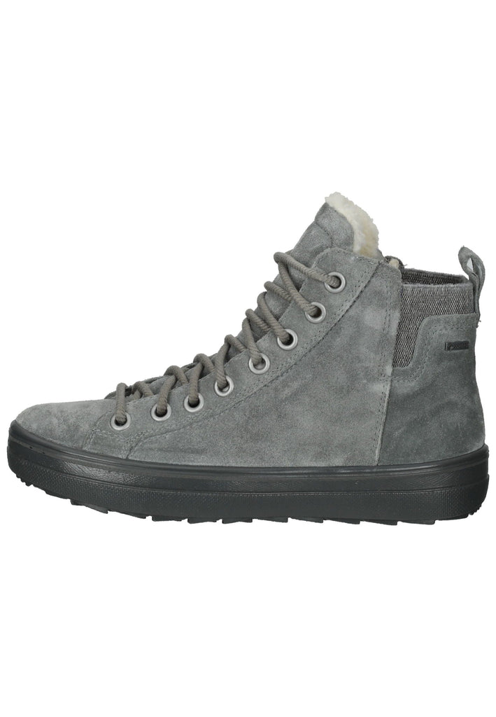 Legero Stiefelette Veloursleder Grau Warmfutter - surf4shoes