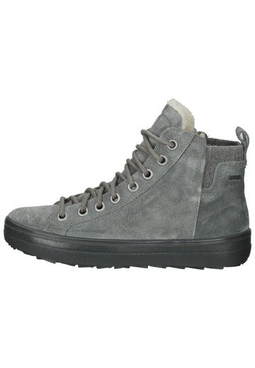 Legero Stiefelette Veloursleder Grau Warmfutter - surf4shoes