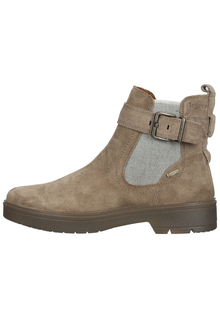 Legero Stiefelette Veloursleder/Textil Beige - surf4shoes