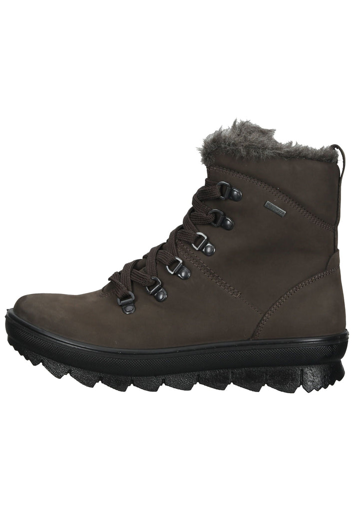 Legero Stiefelette Nubukleder Grau Warmfutter - surf4shoes