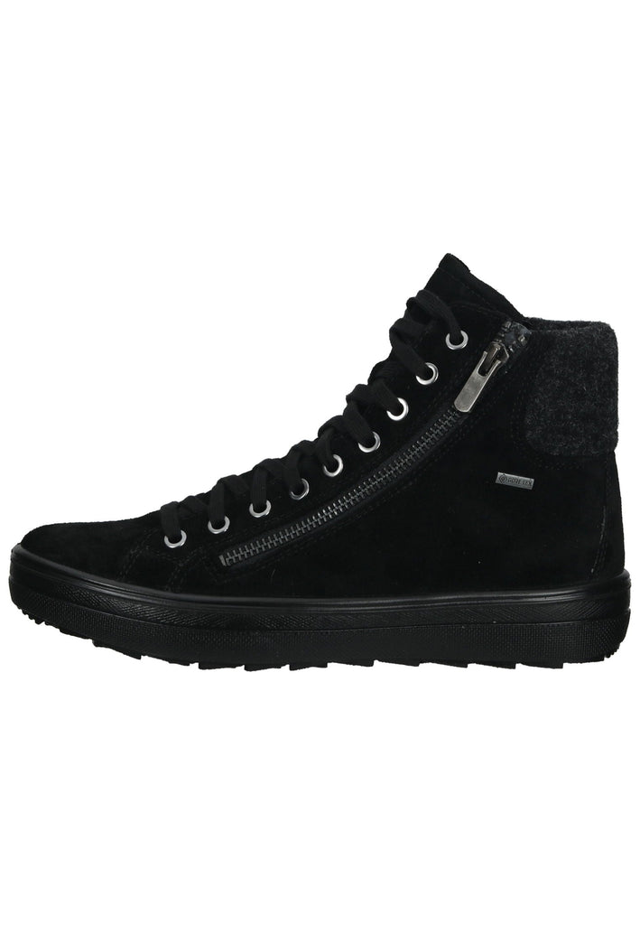 Legero Stiefelette Veloursleder Schwarz Warmfutter - surf4shoes