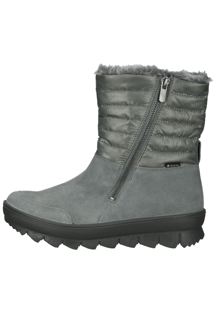 Legero Stiefelette Veloursleder/Textil Grau Warmfutter - surf4shoes